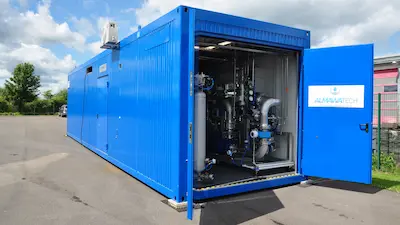 Montaje de contenedores